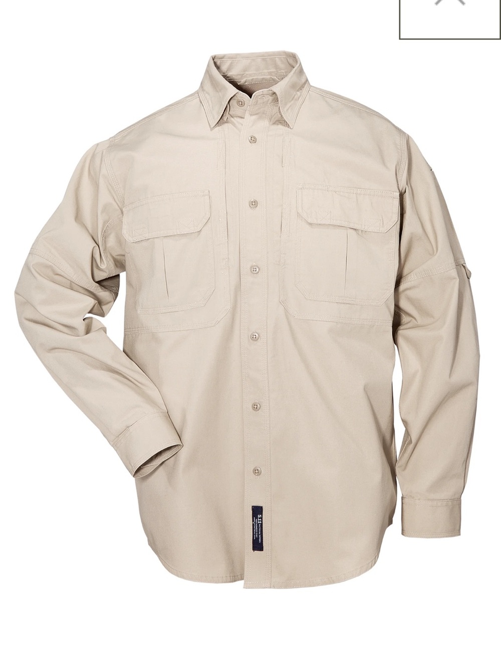EUC Mens 5.11 Tactical TACLITE® Pro Shirt Long Sleeve Shirt 2XL Khaki